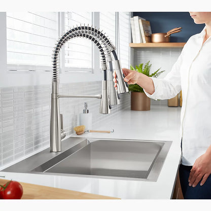 Kohler 33" top-/undermount single-bowl kitchen sink kit