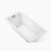 Kohler Tea-for-two 71-3 Heated Bubblemassage Air Bath 4 x 36-Inch Drop-In Bathtub