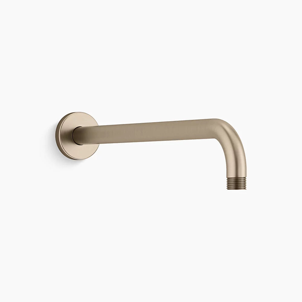 Kohler 15-1/2" wall-mount single-function rainhead arm and flange
