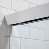 Kohler Sliding shower door, 70" H x 56-5/8 - 59-5/8" W, with 5/16" thick Crystal Clear glass