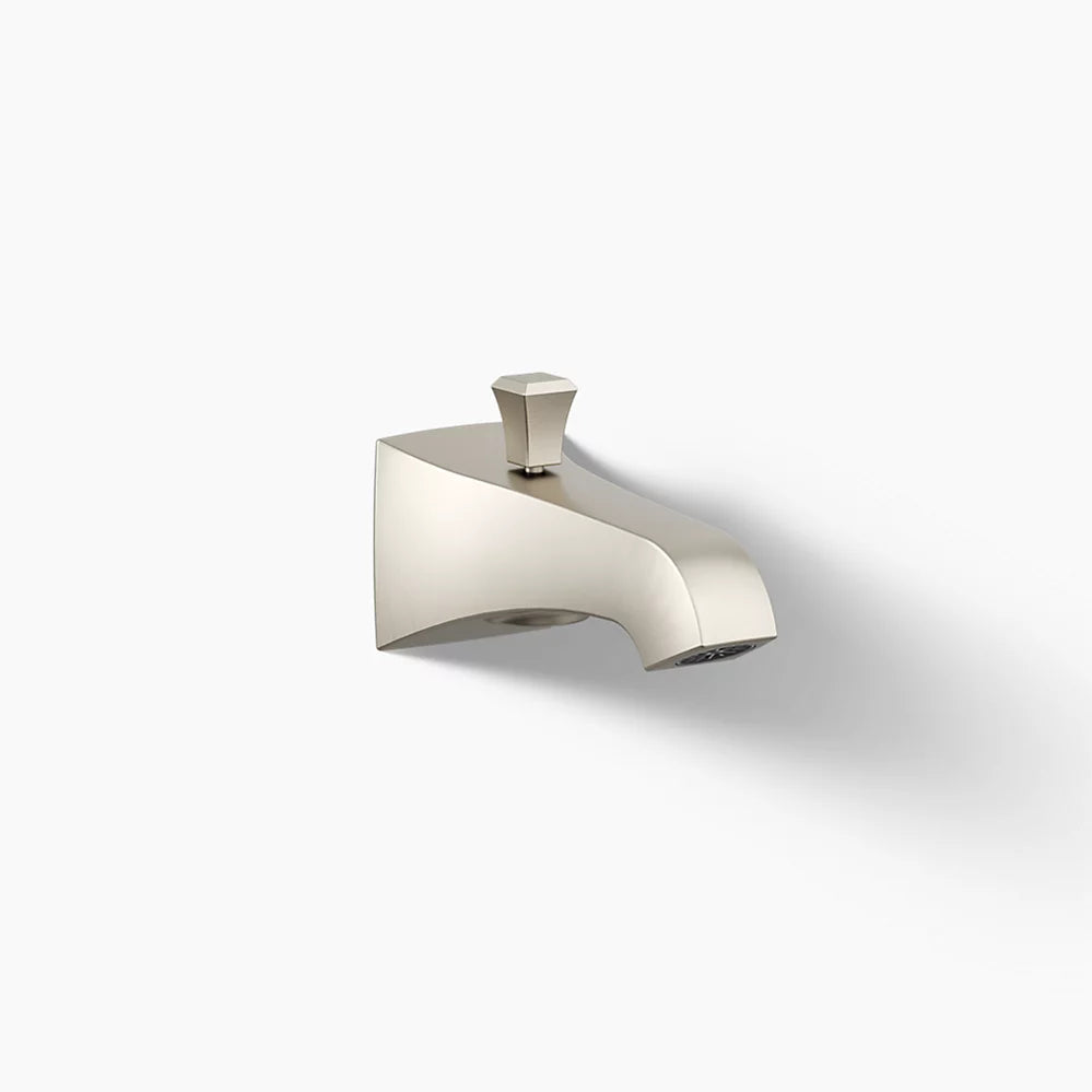 Kohler Wall-mount bath spout with Deco design and diverter
