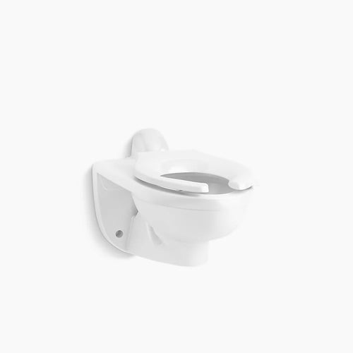 Kohler Wall-mount rear spud flushometer bowl