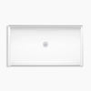 Kohler 62" x 34" alcove shower base, center drain