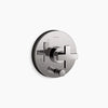 Kohler Rite-Temp® valve trim with push-button diverter and cross handle