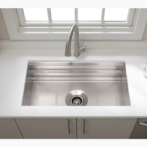 Kohler 29" undermount single-bowl workstation kitchen sink