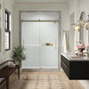Kohler 61-9/16" H sliding bath door with 3/8"-thick glass