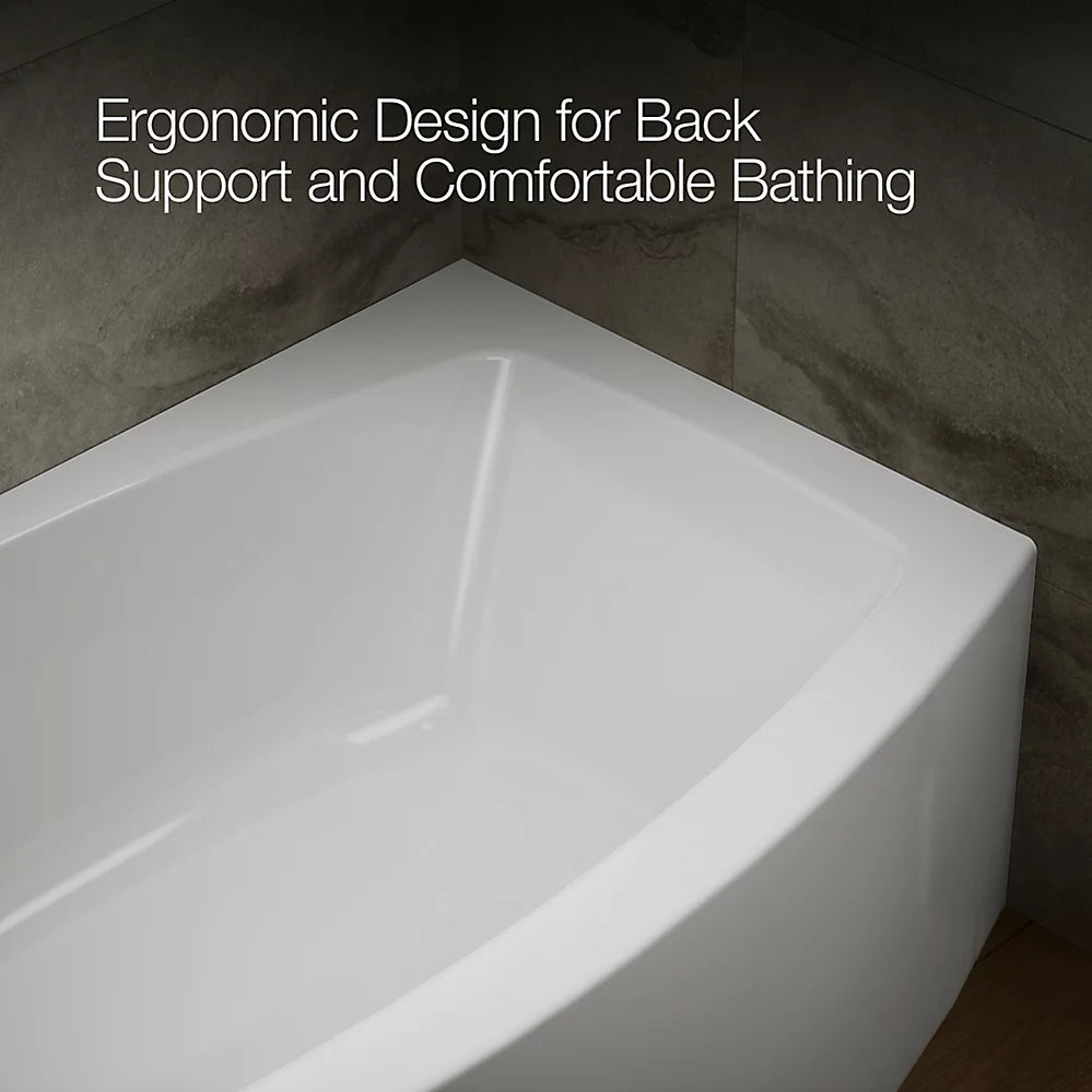 Kohler Expanse 60" x 30" Alcove bath, left drain