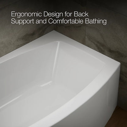 Kohler Expanse 60" x 30" Alcove bath, left drain