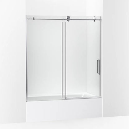 Kohler 62" H sliding bath door with 3/8"-thick glass