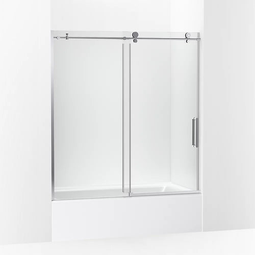 Kohler 62" H sliding bath door with 3/8"-thick glass