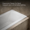 Kohler Archer 60" x 30" alcove bath, left drain