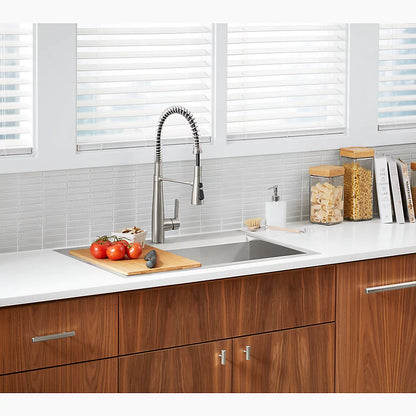 Kohler 33" top-/undermount single-bowl kitchen sink kit
