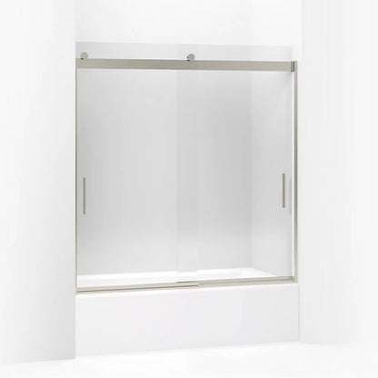 Kohler 62" H sliding bath door with 1/4"-thick glass