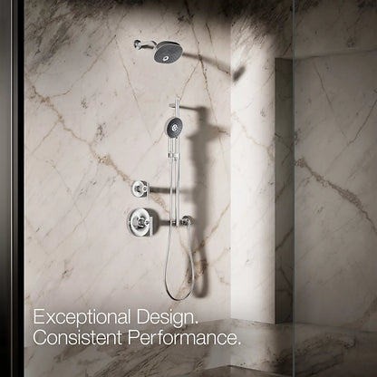 Kohler Round three-function handshower, 1.75 gpm