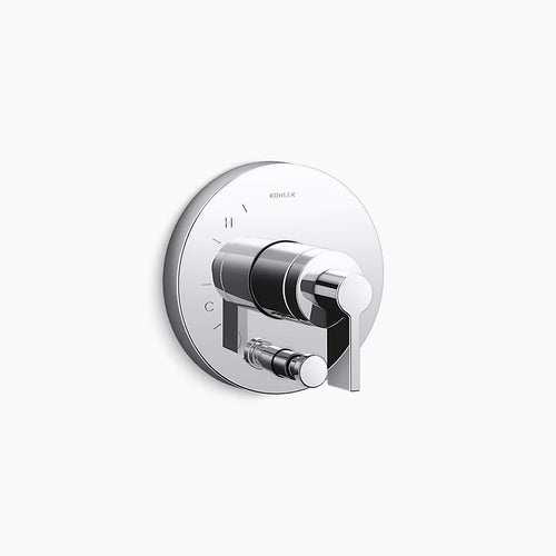 Kohler Rite-Temp® valve trim with Lever handle and diverter