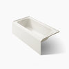 Kohler Avec 60" x 30" alcove bath, left drain
