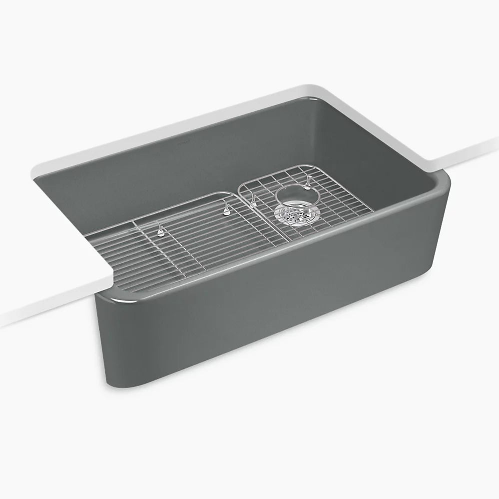 Kohler 34" undermount single-bowl farmhouse kitchen sink