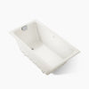Tea-for-Two® 66" x 36" drop-in Heated BubbleMassage™ air bath