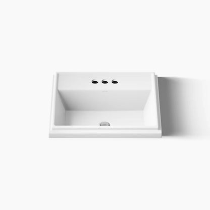 Kohler 21-3/4" rectangular drop-in bathroom sink