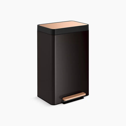Kohler 13-gallon stainless steel step trash can