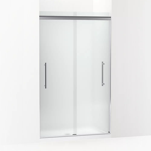 Kohler Frameless sliding shower door, 79-1/16" H x 44-5/8 - 47-5/8" W, with 5/16" thick Frosted glass