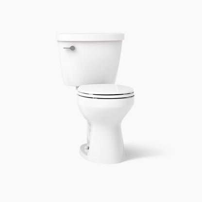 Kohler Two-piece round-front toilet, 1.28 gpf