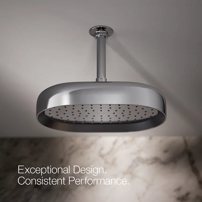 Kohler Oblong 12" single-function rainhead, 1.75 gpm