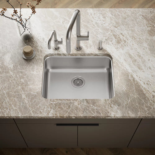 Kohler Undertone® 23" undermount single-bowl kitchen sink