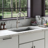 Kohler Touchless pull-down kitchen sink faucet with three-function sprayhead