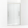 Kohler Frameless sliding shower door, 79-1/16" H x 44-5/8 - 47-5/8" W, with 5/16" thick Crystal Clear glass