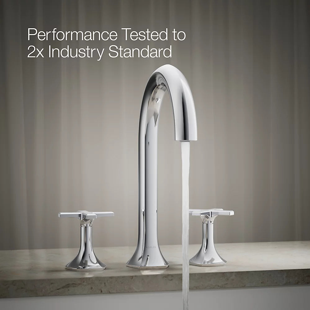 Kohler Deck-mount bath faucet handles with Cross design