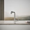 Kohler Pull-out kitchen sink faucet with three-function sprayhead