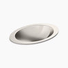 Kohler 23-1/4" oval drop-in bathroom sink, no overflow
