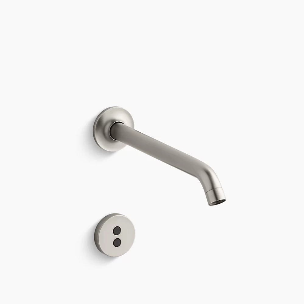 Kohler Wall-mount touchless faucet trim with Insight™ technology and 8-1/4" 35-degree spout, requires valve