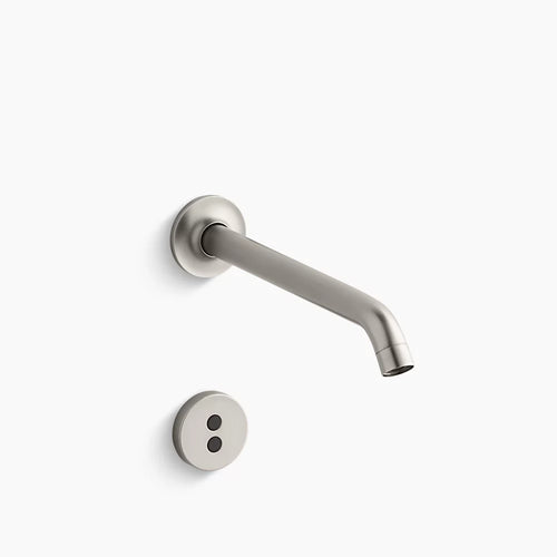 Kohler Wall-mount touchless faucet trim with Insight™ technology and 8-1/4" 35-degree spout, requires valve