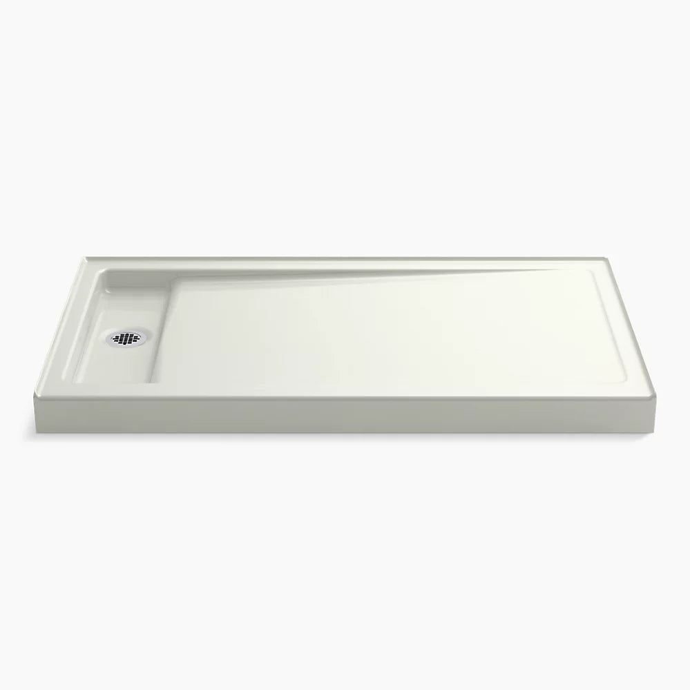Kohler 60" x 34" alcove shower base, left offset drain