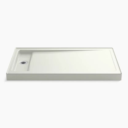 Kohler 60" x 34" alcove shower base, left offset drain