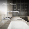 Kohler Two-hole wall-mount bridge kitchen sink faucet