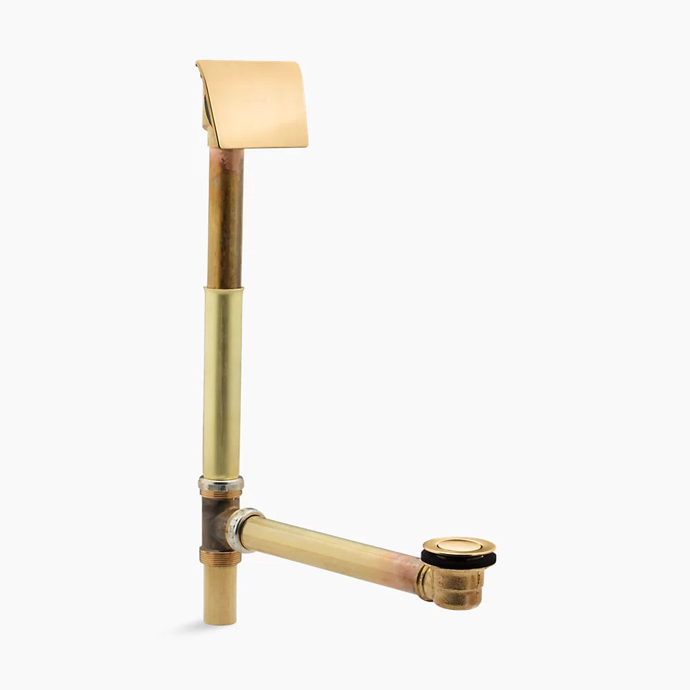 Kohler 1-1/2" contoured pop-up drain and overflow for above- or through-the-floor installation