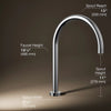 Kohler Laminar deck-mount non-diverter bath spout