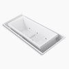 Kohler Sok Effervescence Bath With Chromatherapy And Center Drain 104 x 41-Inch Drop-In Bathtub
