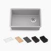 Kohler 27" undermount single-bowl workstation kitchen sink