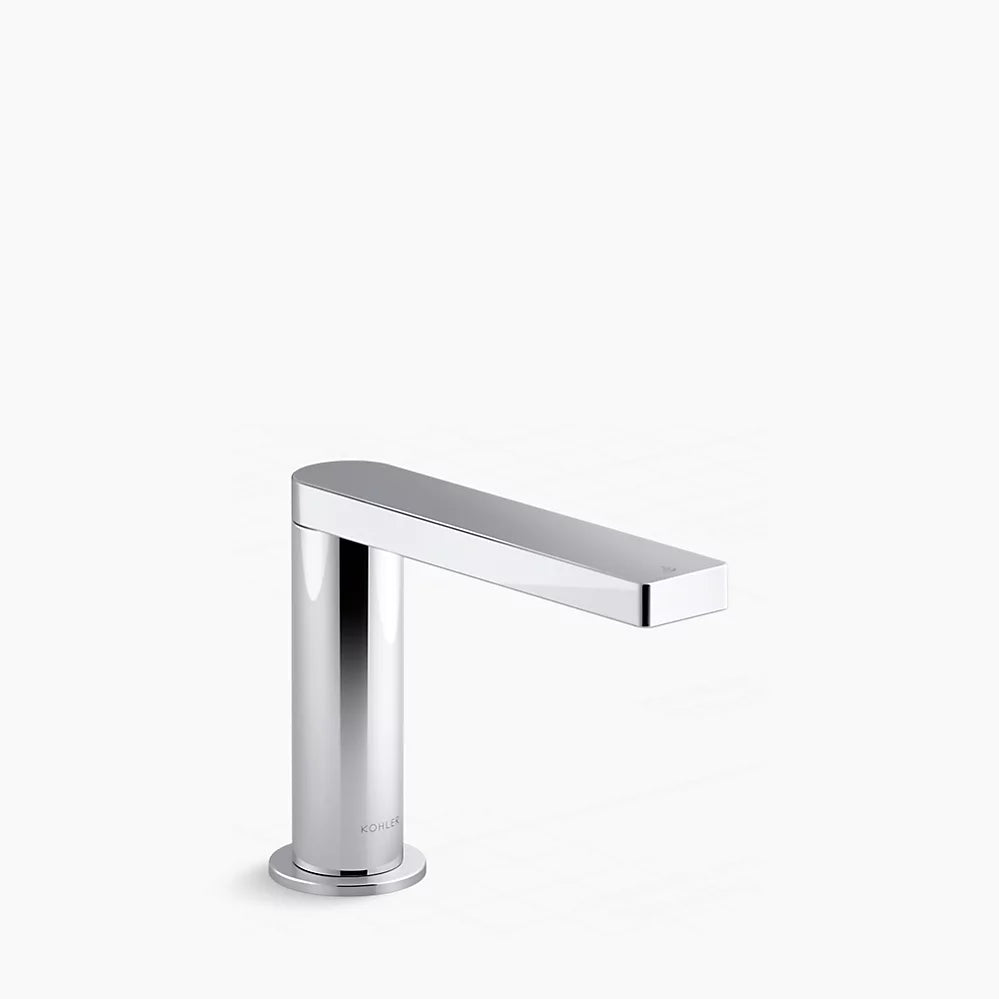 Kohler Touchless single-hole lavatory faucet with Kinesis® sensor technology and temperature mixture, AC-powered, 0.5 gpm