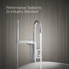 Kohler Floor-mount bath filler trim with lever handles and handshower