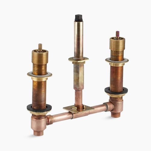 Kohler 1/2" ceramic high-flow valve with rigid connections