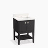 Kohler Seagrove By Studio Mcgee Cabinet and Quartz Top 24-Inch Single-Sink Bathroom Vanity