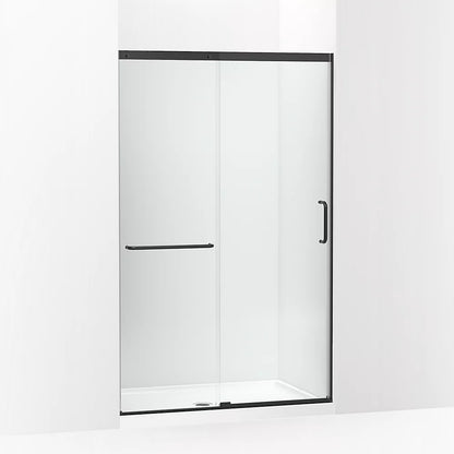 Kohler Sliding shower door, 75-1/2" H x 44-1/4 - 47-5/8" W, with heavy 5/16" thick Crystal Clear glass