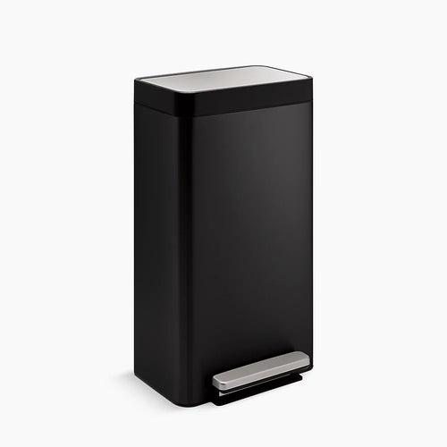 Kohler 8-gallon loft stainless steel step trash can