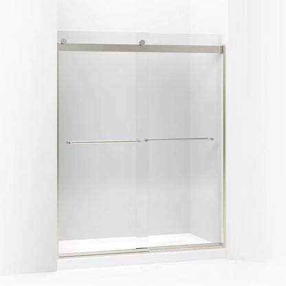 Kohler 74" H sliding shower door with 1/4"-thick glass