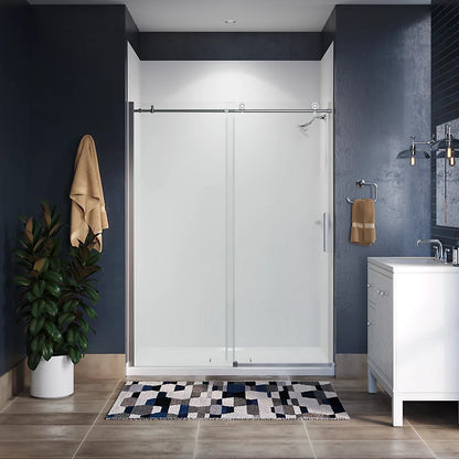 Kohler Sliding shower door, 78" H x 56-1/8 - 59-7/8" W, with 3/8" thick Crystal Clear glass